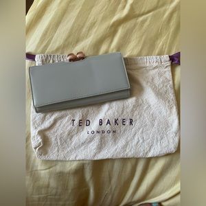 Gray Ted Baker Wallet Clutch